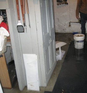 flooded basement