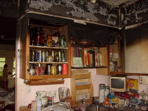 Haddonfield NJ kitchen fire damage clean up