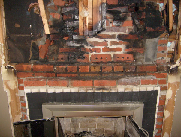 a fireplace fire can happen anywhere even in Cherry Hill, NJ