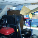 de-clutter your garage before you remove the mold