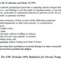 guidelines for evaluating cfs